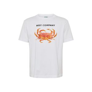 Best Company Tričko 'Over Crab'  červená / bílá