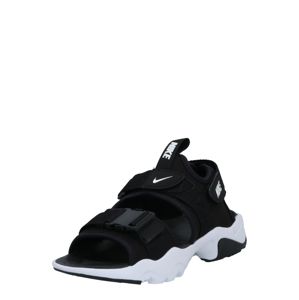 Nike Sportswear Trekingové sandály 'Canyon'  bílá / černá