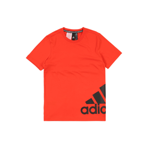ADIDAS PERFORMANCE Funkční tričko  červená / černá