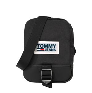 Tommy Jeans Taška přes rameno 'URBAN VARSITY REPORTER'  černá