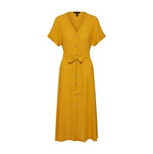 NEW LOOK Letní šaty 'T F PLAIN BTN THRU MIDI'  žlutá