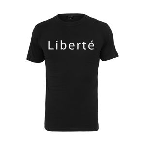 Mister Tee Tričko 'Liberté'  bílá / černá
