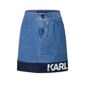 Karl Lagerfeld Denim Sukně  modrá džínovina