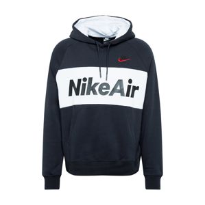 Nike Sportswear Mikina 'AIR'  černá / bílá