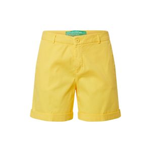UNITED COLORS OF BENETTON Chino kalhoty  žlutá