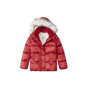 Abercrombie & Fitch Zimní bunda 'XM18-S2 - ESSENTIAL PUFFER'  červená