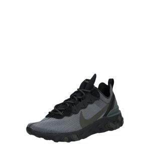 Nike Sportswear Tenisky 'REACT ELEMENT 55'  olivová / černá
