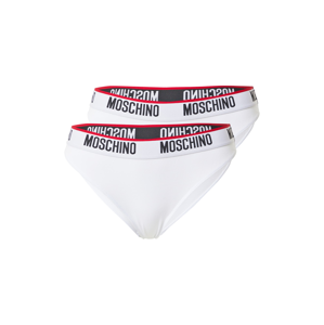 Moschino Underwear Kalhotky  bílá / černá / červená