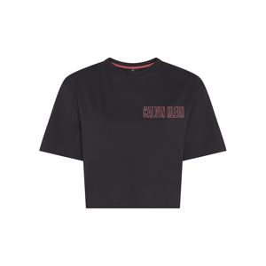 Calvin Klein Performance Funkční tričko  černá / meruňková