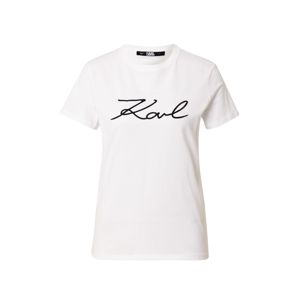 Karl Lagerfeld Tričko  bílá