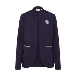 Rich & Royal Blejzr 'Jacket Jersey Jacquard'  tmavě modrá