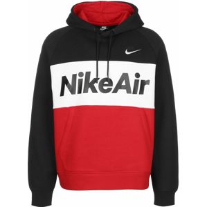 Nike Sportswear Mikina 'AIR'  světle červená / černá