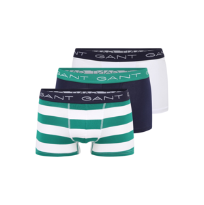 GANT Boxerky 'RUGBY'  zelená / bílá / námořnická modř