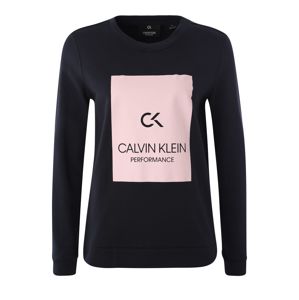 Calvin Klein Performance Sportovní mikina 'BILLBOARD'  marine modrá / růžová