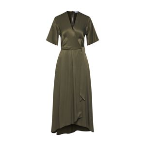 Closet London Letní šaty 'Closet Pleated Wrap Dress'  khaki