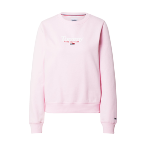 Tommy Jeans Mikina 'Essential'  pink / červená / bílá / modrá
