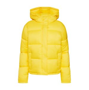 Calvin Klein Jeans Zimní bunda 'MONOGRAM TAPE LW PUFFER'  žlutá