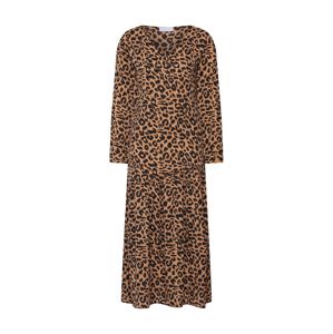 Carolina Cavour Šaty 'Leopard'  hnědá / černá