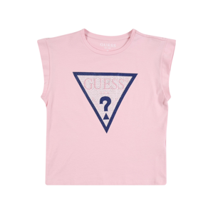 GUESS KIDS Tričko  pink / pastelově růžová / tmavě modrá