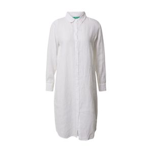 UNITED COLORS OF BENETTON Košilové šaty  bílá