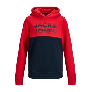 Jack & Jones Junior Mikina  námořnická modř / červená