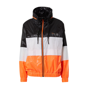 FILA Sportovní bunda 'Alberta'  oranžová / černá / bílá