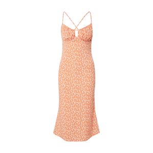 Fashion Union Letní šaty 'EVA'  bílá / oranžová