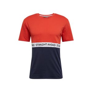 Hailys Men Tričko 'Athletic'  námořnická modř / červená