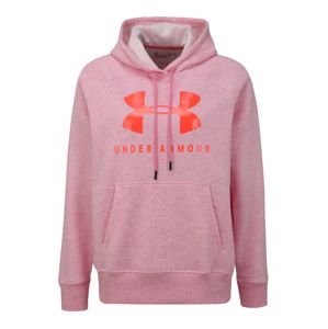 UNDER ARMOUR Sportovní mikina 'RIVAL FLEECE SPORTSTYLE GRAPHIC'  pink