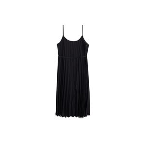 MANGO Letní šaty 'Plisado'  černá