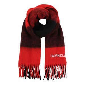 Calvin Klein Jeans Šála 'BUFFALO CHECK'  černá / červená