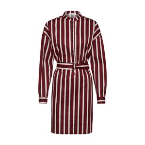 EDITED Šaty 'Pippa'  krémová / námořnická modř / vínově červená