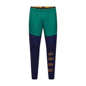 NIKE Sportovní kalhoty  tmavě modrá / koňaková / zelená