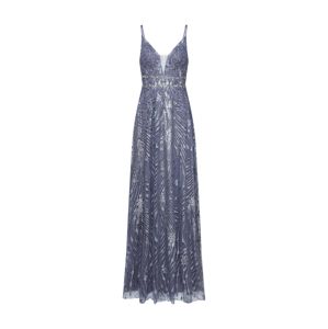 LUXUAR Společenské šaty  modrá / šedá