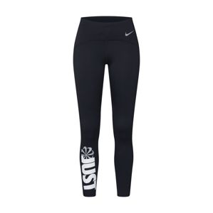 NIKE Sportovní kalhoty 'Speed'  černá / bílá