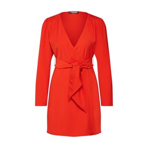 Fashion Union Košilové šaty 'Alina'  oranžově červená