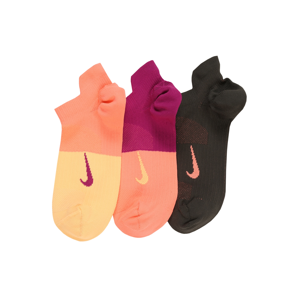 NIKE Sportovní ponožky 'Everyday Plus Lightweight'  žlutá / mix barev / modrá / fuchsiová