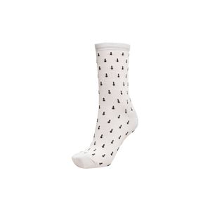 SELECTED FEMME Ponožky  bílá / černá