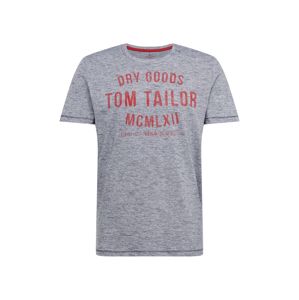 TOM TAILOR Tričko  bílá / námořnická modř