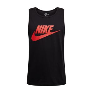 Nike Sportswear Tričko  černá / červená
