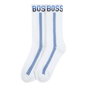 BOSS Ponožky  bílá / modrá