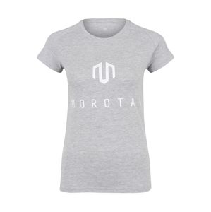 MOROTAI Funkční tričko 'NAKA'  světle šedá / bílá