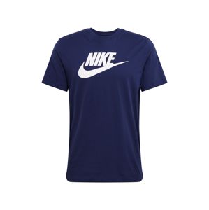 Nike Sportswear Tričko 'M NSW HYBRID SS TEE'  bílá / námořnická modř