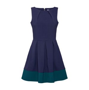 Closet London Koktejlové šaty  zelená / námořnická modř