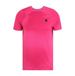 UNDER ARMOUR Funkční tričko 'HG Rush Fitted'  černá / pink