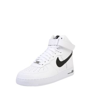 Nike Sportswear Kotníkové tenisky 'Air Force'  černá / bílá