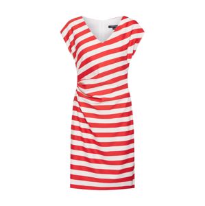 COMMA Letní šaty  bílá / červená