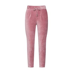 ONLY Kalhoty se sklady v pase 'ONLPOPTRASH CORDEROY PANT'  růžová