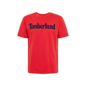 TIMBERLAND Tričko  černá / červená