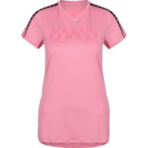 UNDER ARMOUR Funkční tričko 'HeatGear Sport Logo'  světle růžová